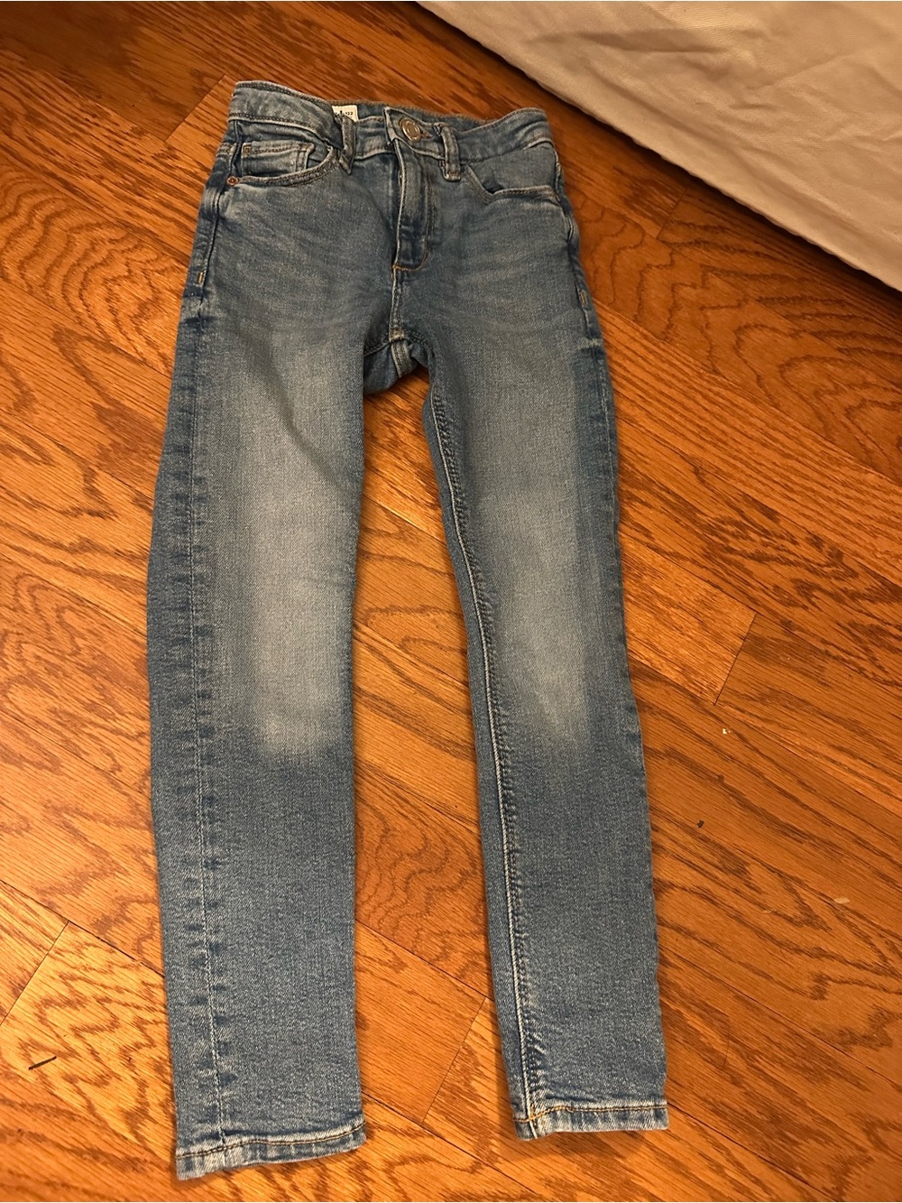 Zara Medium Wash Skinny Jeans - Blue